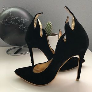 Black High Heels Size 6
